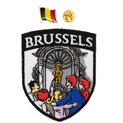 A-ONE Belgium Badge + Brüsseler Wahrzeichen Nähen auf Patch, Manneken Pis Geschenk, Männer Anzug Pin, DIY-Klebstoff-Emblem, Weltflaggenabzeichen für T-Shirt, Mantel, Anzug Nr. 111p A-ONE Belgium Badge + Brüsseler Wahrzeichen Nähen auf Patch, Manneken Pis Geschenk, Männer Anzug Pin, DIY-Klebstoff-Emblem, Weltflaggenabzeichen für T-Shirt, Mantel, Anzug Nr. 111p von A-ONE