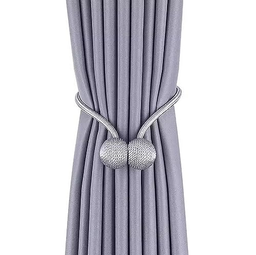 A.Monamour 2 Stück Magnetische Gardinen Vorhang Raffhalter Vorhanghalter Stark Magnete Schnallen Holdbacks Halter Haken Clip - grau A.Monamour 2 Stück Magnetische Gardinen Vorhang Raffhalter Vorhanghalter Stark Magnete Schnallen Holdbacks Halter Haken Clip - grau von A.Monamour