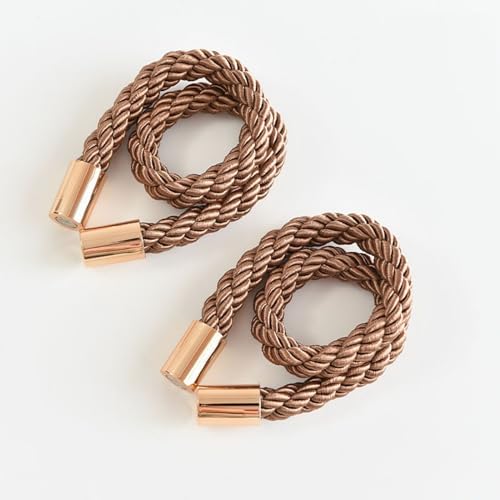 A.Monamour 2 Stück Magnetische Vorhang Raffhalter Vorhanghalter Gardinenhalter Halterungen Modern Gardinen Spangen Halter Stark Magnete Seil Kordel Gewebte Schnallen Dekoration - Heller Kaffee A.Monamour 2 Stück Magnetische Vorhang Raffhalter Vorhanghalter Gardinenhalter Halterungen Modern Gardinen Spangen Halter Stark Magnete Seil Kordel Gewebte Schnallen Dekoration - Heller Kaffee von A.Monamour
