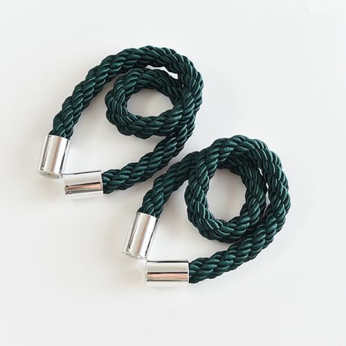 A.Monamour 2 Stück Magnetische Vorhang Raffhalter Vorhanghalter Gardinenhalter Halterungen Modern Gardinen Spangen Halter Stark Magnete Seil Kordel Gewebte Schnallen Dekoration - dunkelgrün A.Monamour 2 Stück Magnetische Vorhang Raffhalter Vorhanghalter Gardinenhalter Halterungen Modern Gardinen Spangen Halter Stark Magnete Seil Kordel Gewebte Schnallen Dekoration - dunkelgrün von A.Monamour