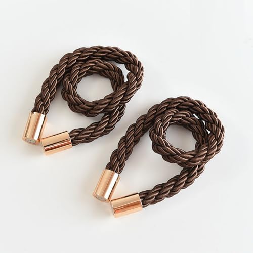 A.Monamour 2 Stück Magnetische Vorhang Raffhalter Vorhanghalter Gardinenhalter Halterungen Modern Gardinen Spangen Halter Stark Magnete Seil Kordel Gewebte Schnallen Dekoration - dunkelkaffee A.Monamour 2 Stück Magnetische Vorhang Raffhalter Vorhanghalter Gardinenhalter Halterungen Modern Gardinen Spangen Halter Stark Magnete Seil Kordel Gewebte Schnallen Dekoration - dunkelkaffee von A.Monamour