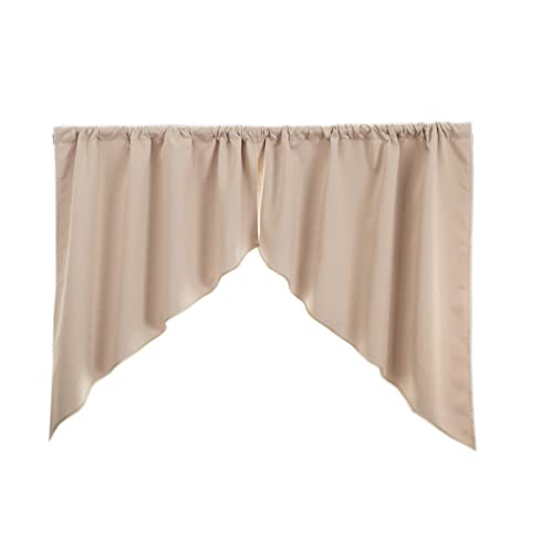 A.Monamour Gardine Scheibengardinen Kurzstores Swag Vorhang Verdunkelungsvorhang Blickdicht Dreieckig Beige Kurzvorhang Kurzgardinen Küchengardine Küche Vorhang Fenster Kurz Stores Bistrogardine A.Monamour Gardine Scheibengardinen Kurzstores Swag Vorhang Verdunkelungsvorhang Blickdicht Dreieckig Beige Kurzvorhang Kurzgardinen Küchengardine Küche Vorhang Fenster Kurz Stores Bistrogardine von A.Monamour