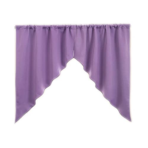 A.Monamour Gardine Scheibengardinen Kurzstores Swag Vorhang Verdunkelungsvorhang Blickdicht Dreieckig Lila Kurzvorhang Kurzgardinen Küchengardine Küche Vorhang Fenster Kurz Stores Bistrogardine A.Monamour Gardine Scheibengardinen Kurzstores Swag Vorhang Verdunkelungsvorhang Blickdicht Dreieckig Lila Kurzvorhang Kurzgardinen Küchengardine Küche Vorhang Fenster Kurz Stores Bistrogardine von A.Monamour