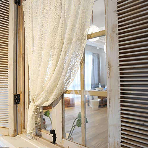 A.Monamour Gardine Scheibengardinen Kurzstores Transparente Beige Floral Bestickte Spitze Retro Kurzvorhang Kurzgardinen Küchengardine Küchenvorhang Küche Vorhang Fenster Kurz Stores Bistrogardine A.Monamour Gardine Scheibengardinen Kurzstores Transparente Beige Floral Bestickte Spitze Retro Kurzvorhang Kurzgardinen Küchengardine Küchenvorhang Küche Vorhang Fenster Kurz Stores Bistrogardine von A.Monamour