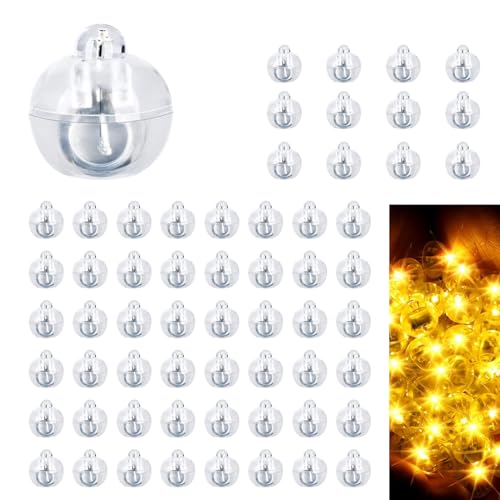 A.bigwhale LED Ballons Lichter, Mini LED Licht Warmweiß 60 Stück, Ballonlicht für Papierlaterne, Ballonlicht, Geburtstagsfeier, Hochzeit, Halloween, Weihnachts dekoration A.bigwhale LED Ballons Lichter, Mini LED Licht Warmweiß 60 Stück, Ballonlicht für Papierlaterne, Ballonlicht, Geburtstagsfeier, Hochzeit, Halloween, Weihnachts dekoration von A.bigwhale
