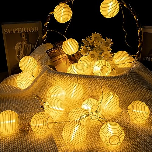 A.bigwhale Lampion Lichterkette Batterie, Warmweiß 16 LED Lanterne Lichterketten Außen, Lampions Outdoor Wetterfest 5m Lichterkette Innen für Garten Terrasse Party Balkon Deko A.bigwhale Lampion Lichterkette Batterie, Warmweiß 16 LED Lanterne Lichterketten Außen, Lampions Outdoor Wetterfest 5m Lichterkette Innen für Garten Terrasse Party Balkon Deko von A.bigwhale