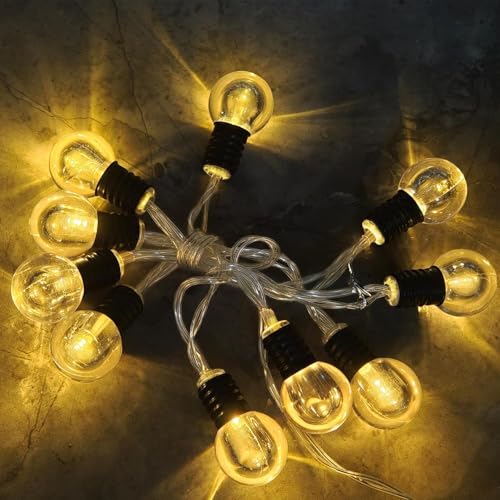LED Lichterkette Batterie-10 LED Lichterkette mit Timer, Warmweiß Mini Bulb Lichterkette für Innen, Zimmer, Party, Weihnachten, Hochzeit, Led Batteriebetrieben Weihnachtsdekorationen von A.bigwhale