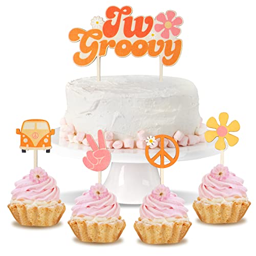 A1diee 5 Stück zwei groovige Holz-Kuchenaufsätze Boho Hippie Cupcake Geburtstagsdekoration Gänseblümchen Sieg Friedenszeichen bemalt bunt rustikal Holz zweijährig Kuchendekoration für 2. Geburtstag A1diee 5 Stück zwei groovige Holz-Kuchenaufsätze Boho Hippie Cupcake Geburtstagsdekoration Gänseblümchen Sieg Friedenszeichen bemalt bunt rustikal Holz zweijährig Kuchendekoration für 2. Geburtstag von A1DIEE