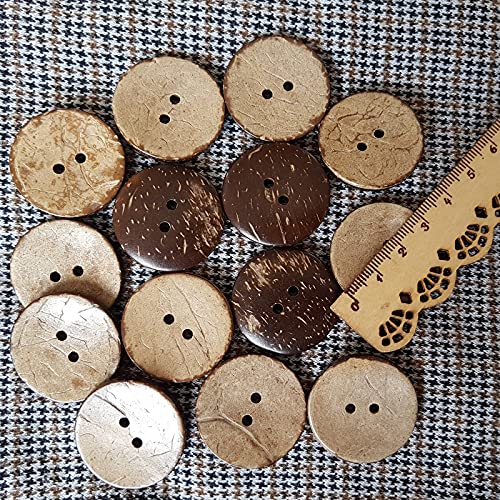 A2- Nähknöpfe 20 Stück, Rund 2-Löcher 30mm Kokosknöpfe, Nähen Knöpfe, Kokosnuss Knopf, XL Große Kokos Knöpfe, Umweltfreundlich A2- Nähknöpfe 20 Stück, Rund 2-Löcher 30mm Kokosknöpfe, Nähen Knöpfe, Kokosnuss Knopf, XL Große Kokos Knöpfe, Umweltfreundlich von A2