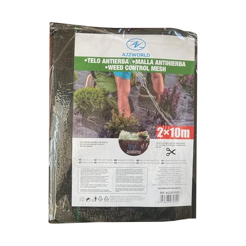 A2ZWORLD Unkrautvlies 200 cm x 10 m, 20 m², atmungsaktiv, durchlässig, aus Polypropylen, UV-beständig, leicht zu schneiden und zu installieren, umweltfreundlich gegen Unkraut A2ZWORLD Unkrautvlies 200 cm x 10 m, 20 m², atmungsaktiv, durchlässig, aus Polypropylen, UV-beständig, leicht zu schneiden und zu installieren, umweltfreundlich gegen Unkraut von A2ZWORLD