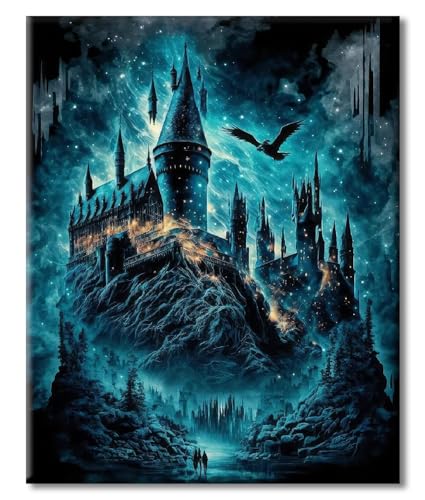 A98K Malen Nach Zahlen Erwachsene, Paint By Numbers Knitterfreie Leinwand Bilder Schloss, Diy Gemälde Kit mit Pinsel und Acrylfarbe Als Geschenk Leinwand Groß für Wanddeko 40x50cm A98K Malen Nach Zahlen Erwachsene, Paint By Numbers Knitterfreie Leinwand Bilder Schloss, Diy Gemälde Kit mit Pinsel und Acrylfarbe Als Geschenk Leinwand Groß für Wanddeko 40x50cm von A98K