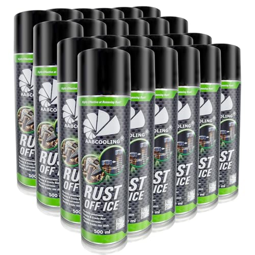 AABCOOLING 24x Rust Off Ice 500ml – Eis Rostlöser für Extreme Fälle, Gefrier- und Durchdringungsspray, Rostkonverter, Kriechwirkung und Crack Rostiges Schrauben, Rost Crackeffekt Kriechöl, Anti-Rust AABCOOLING 24x Rust Off Ice 500ml – Eis Rostlöser für Extreme Fälle, Gefrier- und Durchdringungsspray, Rostkonverter, Kriechwirkung und Crack Rostiges Schrauben, Rost Crackeffekt Kriechöl, Anti-Rust von AABCOOLING