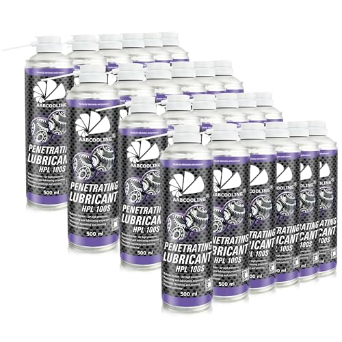 AABCOOLING Penetrating Lubricant HPL 100S, UNIVERSALFETT FETTFREI 24x500ml METALLFREIES GLEIT- UND TRENNMITTEL FÜR METALLVERBINDUNGEN MULTIFUNKTIONSÖL SILIKONFREI K3 AABCOOLING Penetrating Lubricant HPL 100S, UNIVERSALFETT FETTFREI 24x500ml METALLFREIES GLEIT- UND TRENNMITTEL FÜR METALLVERBINDUNGEN MULTIFUNKTIONSÖL SILIKONFREI K3 von AABCOOLING