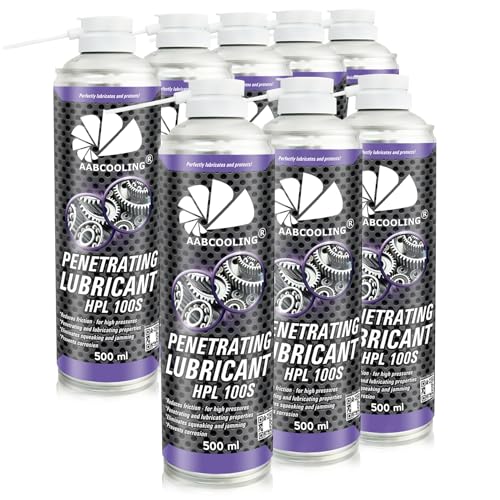 AABCOOLING Penetrating Lubricant HPL 100S, Universal Fett Spraydose 8x500ml – Kriechöl & Schmierstoff für Lager, Gelenke & Kette, haftstarkes Pflegespray K7 AABCOOLING Penetrating Lubricant HPL 100S, Universal Fett Spraydose 8x500ml – Kriechöl & Schmierstoff für Lager, Gelenke & Kette, haftstarkes Pflegespray K7 von AABCOOLING