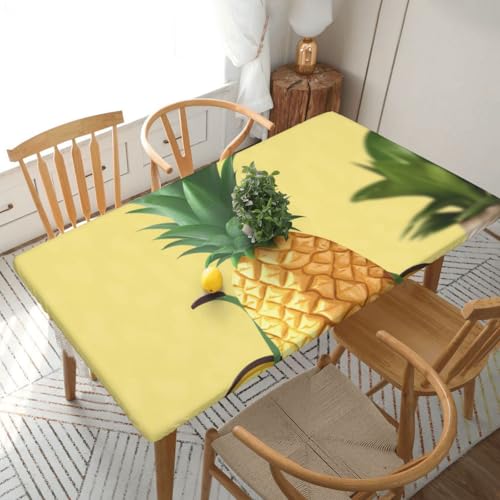 Rechteckige Tischdecke für Esstisch, bedruckt, elastische Kanten, faltenfreie Dekoration, Tischdecke, 152 x 76 cm Rechteckige Tischdecke für Esstisch, bedruckt, elastische Kanten, faltenfreie Dekoration, Tischdecke, 152 x 76 cm von AABSTBFM