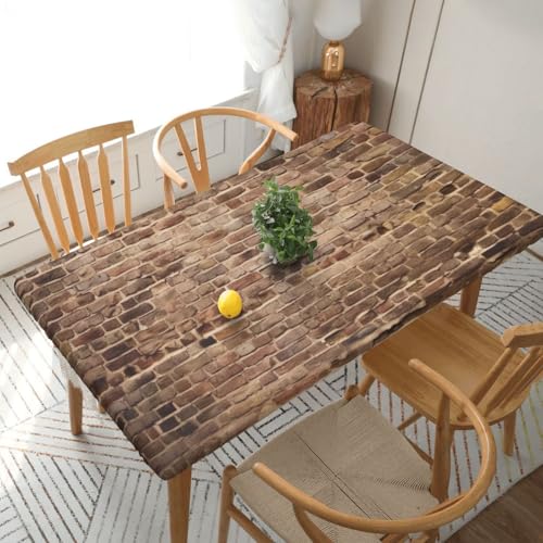 Rechteckige Tischdecke für Esstisch, bedruckt, elastische Kanten, faltenfreie Dekoration, Tischdecke, 152 x 76 cm Rechteckige Tischdecke für Esstisch, bedruckt, elastische Kanten, faltenfreie Dekoration, Tischdecke, 152 x 76 cm von AABSTBFM