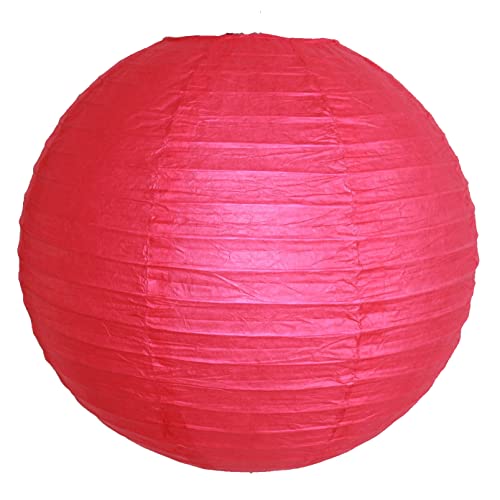 AAF Nommel®, 514, Lampion 1 Stk. Papier pink unifarben japanisch rund Durchmesser 30 cm von AAF Nommel