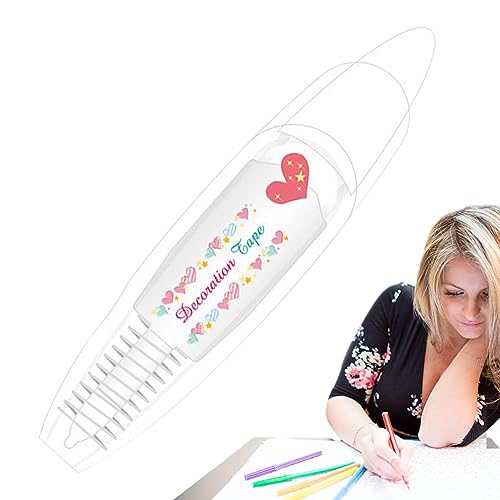 AAKOMA Dekorativer Bandstift, Band zur Korrektur des Cartoon-Modells zum Selbermachen, kreativer Korrekturstift mit genauer Markierung für Scrapbooking, Schreibwaren AAKOMA Dekorativer Bandstift, Band zur Korrektur des Cartoon-Modells zum Selbermachen, kreativer Korrekturstift mit genauer Markierung für Scrapbooking, Schreibwaren von AAKOMA
