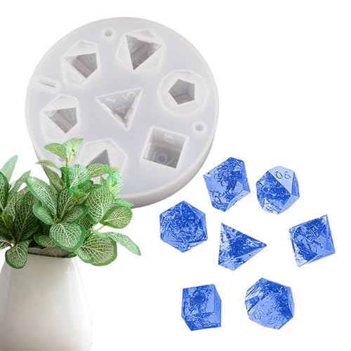 Silikonwürfelform - Epoxidharz Formen | Universal Polyedrische Würfelformen, rissfest, glatt, weich und leicht zu entformen, Resin Formen für DIY Handwerk schaffen Aakoma Silikonwürfelform - Epoxidharz Formen | Universal Polyedrische Würfelformen, rissfest, glatt, weich und leicht zu entformen, Resin Formen für DIY Handwerk schaffen Aakoma von AAKOMA