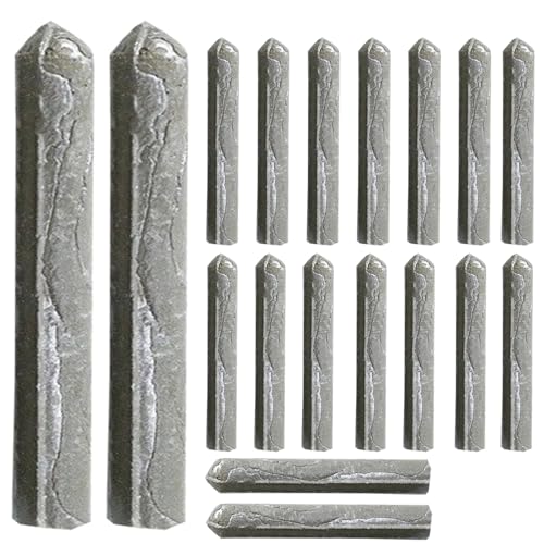 AALLYN Low Temperature Universal Welding Rod | 3/6 /10/19 Stück Schweißstäbe | 78 mm hochflüssige Metallschweißstäbe | Aluminiumstäbe zum Schweißen von Legierungen, Edelstahl und Kupfer von AALLYN