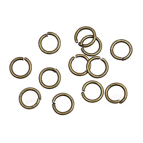 AB-Fashion 07 Biegeringe 5mm offen (5x0,75mm) - Bronze, 10 Stück von AB-Fashion 07