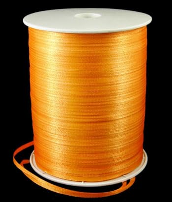 Satinband 1-10 Meter, 3 mm Breit 14 Farben (Orange, 10) von AB-Fashion 07