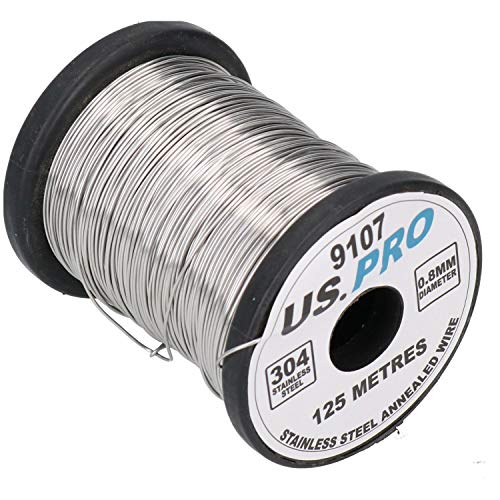 AB Tools-US Pro Sicherheitsdraht aus Edelstahl, 0,8 mm, ca. 125 m AB Tools-US Pro Sicherheitsdraht aus Edelstahl, 0,8 mm, ca. 125 m von AB Tools-US Pro