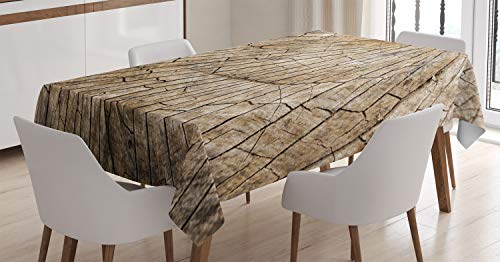 ABAKUHAUS Bauholz Tischdecke, Holz Natur Wald, Personalisierter Druck mit Klaren Farben Waschbar Wasserfest kein Verblassen, 140 x 240 cm, Braun ABAKUHAUS Bauholz Tischdecke, Holz Natur Wald, Personalisierter Druck mit Klaren Farben Waschbar Wasserfest kein Verblassen, 140 x 240 cm, Braun von ABAKUHAUS