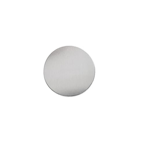 ABBECIAO Aluminium-Stempelrohlinge, rund, leicht, für Ohrring- und Schlüsselanhänger-Schmuckherstellung, ohne Loch, 1,3 cm, 50 Stück ABBECIAO Aluminium-Stempelrohlinge, rund, leicht, für Ohrring- und Schlüsselanhänger-Schmuckherstellung, ohne Loch, 1,3 cm, 50 Stück von ABBECIAO