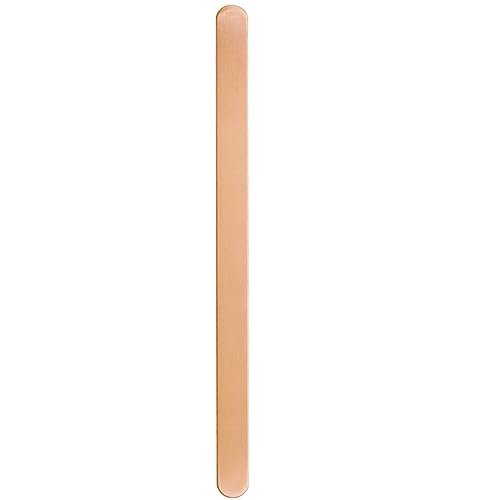 ABBECIAO Kupfer-Armbandrohlinge für Metallstanzen und Gravieren, 0,95 x 15,2 cm, 25 Stück ABBECIAO Kupfer-Armbandrohlinge für Metallstanzen und Gravieren, 0,95 x 15,2 cm, 25 Stück von ABBECIAO