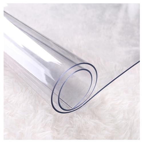 ABBNIA 1,5 mm dick, durchsichtiger Tischschutz, transparente Tischabdeckung, wasserdichter und ölbeständiger PVC-Tischdeckenschutz, transparente Vi ABBNIA 1,5 mm dick, durchsichtiger Tischschutz, transparente Tischabdeckung, wasserdichter und ölbeständiger PVC-Tischdeckenschutz, transparente Vi von ABBNIA
