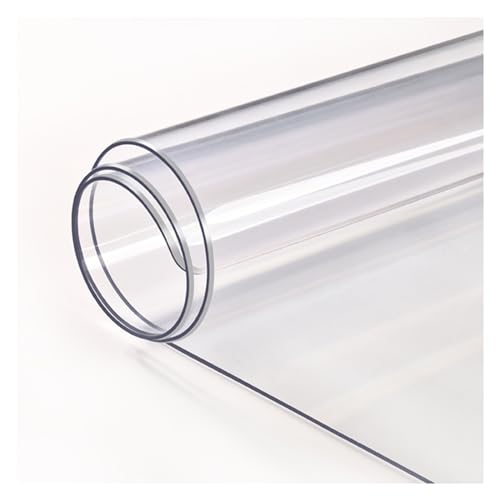 ABBNIA 1,5 mm dick, transparenter Tischschutz, transparente Tischdecke, Wasser- und ölbeständiger PVC-Tischdeckenschutz, transparente Kunststoff-Ti ABBNIA 1,5 mm dick, transparenter Tischschutz, transparente Tischdecke, Wasser- und ölbeständiger PVC-Tischdeckenschutz, transparente Kunststoff-Ti von ABBNIA