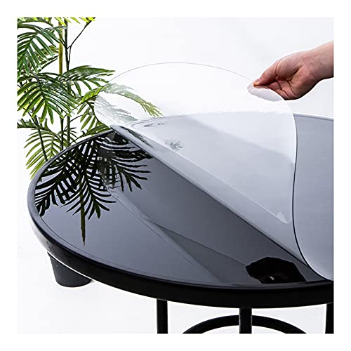 ABBNIA Kristallklare Folie, Runde Ecken Transparente Tischfolie, wasserdichte Tischdecke, PVC-Folie, g ABBNIA Kristallklare Folie, Runde Ecken Transparente Tischfolie, wasserdichte Tischdecke, PVC-Folie, g von ABBNIA