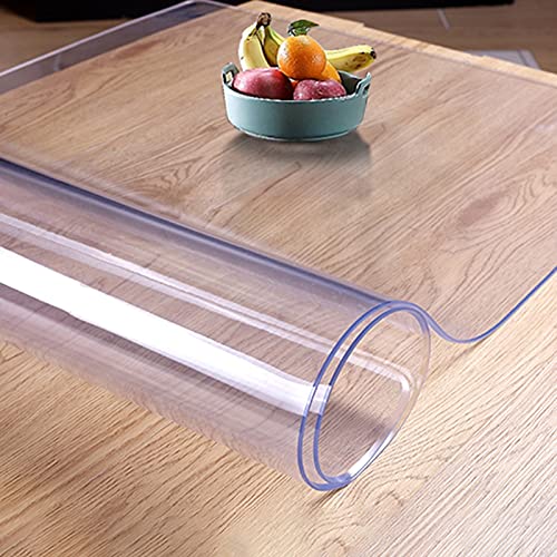 ABBNIA Transparente Tischdecke, 2 mm dick, durchsichtige Tischdecke, Kunststoff-PVC-Tischschutz, wasserdichte Tischabdeckung für Restaurant/Bar/HEI ABBNIA Transparente Tischdecke, 2 mm dick, durchsichtige Tischdecke, Kunststoff-PVC-Tischschutz, wasserdichte Tischabdeckung für Restaurant/Bar/HEI von ABBNIA