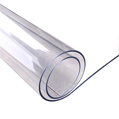 ABBNIA Transparente Tischdecke, Tischdeckenschutz, rechteckig, wasserdicht, transparent, für Küche und Esszimmer ABBNIA Transparente Tischdecke, Tischdeckenschutz, rechteckig, wasserdicht, transparent, für Küche und Esszimmer von ABBNIA