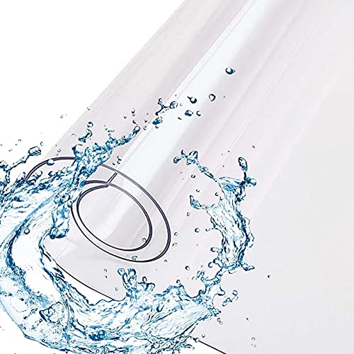 ABBNIA Transparente Tischdecke, Tischschutz für Esszimmertisch, durchsichtiger Tischdeckenschutz aus Kunststoff, Wasserabweisende rechteckige Schre ABBNIA Transparente Tischdecke, Tischschutz für Esszimmertisch, durchsichtiger Tischdeckenschutz aus Kunststoff, Wasserabweisende rechteckige Schre von ABBNIA