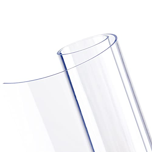 ABBNIA Transparente Tischdecke, durchsichtiger Kunststoff-Tischdeckenschutz, quadratisch, 1,5 mm, Tischschutz für Esszimmertisch, durchsichtiger Ku ABBNIA Transparente Tischdecke, durchsichtiger Kunststoff-Tischdeckenschutz, quadratisch, 1,5 mm, Tischschutz für Esszimmertisch, durchsichtiger Ku von ABBNIA