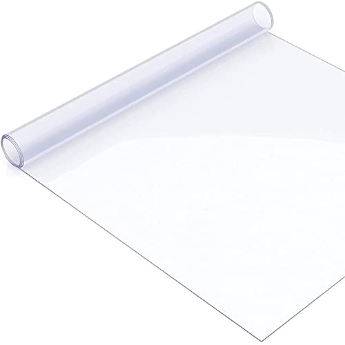 ABBNIA Transparente Tischdecke, durchsichtiger Tischdeckenschutz aus Kunststoff, Abdeckschutz, rechteckig, wasserdicht, transparent, für Küche und ABBNIA Transparente Tischdecke, durchsichtiger Tischdeckenschutz aus Kunststoff, Abdeckschutz, rechteckig, wasserdicht, transparent, für Küche und von ABBNIA