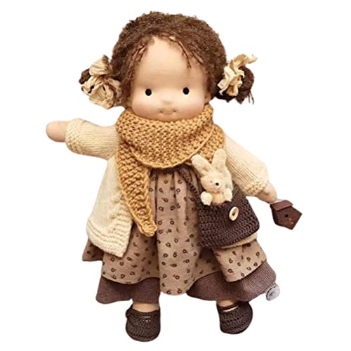 ABCDJHH Kuschelpuppe,Handgemacht Stoffpuppe Für Kinder,Kinder Gefüllte Puppen Textilpuppen Plüsch mit Kleidung Stofftier Plüschtier Spielzeug mit Kleidung Geschenk für Mädchen Taufgeschenk ABCDJHH Kuschelpuppe,Handgemacht Stoffpuppe Für Kinder,Kinder Gefüllte Puppen Textilpuppen Plüsch mit Kleidung Stofftier Plüschtier Spielzeug mit Kleidung Geschenk für Mädchen Taufgeschenk von ABCDJHH