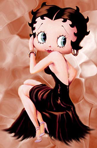 5D-Diamant-Malerei zum Selbermachen, mit Strasssteinen, ABEUTY Betty Boop, Malen mit Diamanten, Kristalldiamant-Kunst-Kits (Betty Boop) von ABEUTY