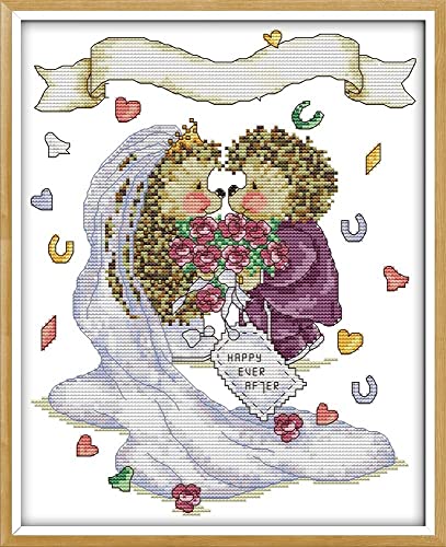 ABEUTY 14ct Kreuzstich Stickpackungen Zählbare Ungestempelt, Igel Hochzeit Tier Stoff ohne Vorgedrucktes Muster Stickerei Set Erwachsene Anfänger (Nicht Vorgedruckt, Igel) ABEUTY 14ct Kreuzstich Stickpackungen Zählbare Ungestempelt, Igel Hochzeit Tier Stoff ohne Vorgedrucktes Muster Stickerei Set Erwachsene Anfänger (Nicht Vorgedruckt, Igel) von ABEUTY