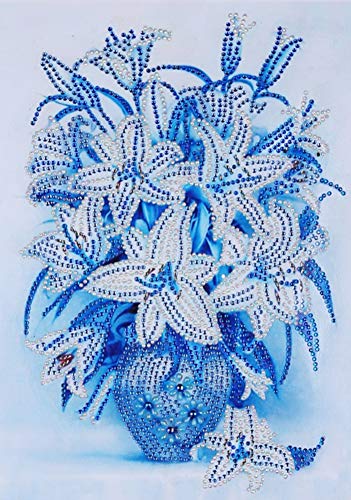 Diamond Painting Full Set, ABEUTY DIY 5D Diamant Painting Bilder Blaue Blume Pflanze Strass Stickerei Diamant Malerei Malen nach Zahlen Kreuzstich Crystal Diamond Art Kits Diamond Painting Full Set, ABEUTY DIY 5D Diamant Painting Bilder Blaue Blume Pflanze Strass Stickerei Diamant Malerei Malen nach Zahlen Kreuzstich Crystal Diamond Art Kits von ABEUTY