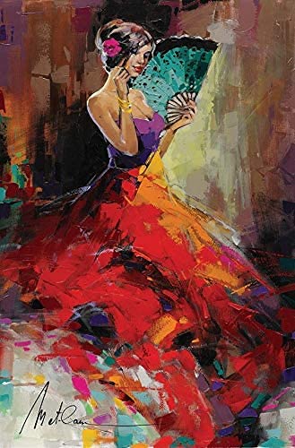 Diamond Painting Full Set, ABEUTY DIY 5D Diamant Painting Mädchen Fan Blume Diamant Malerei Malen nach Zahlen Kreuzstich Crystal Diamond Art Kits Diamond Painting Full Set, ABEUTY DIY 5D Diamant Painting Mädchen Fan Blume Diamant Malerei Malen nach Zahlen Kreuzstich Crystal Diamond Art Kits von ABEUTY