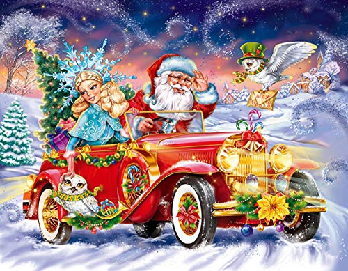 Diamond Painting Full Set, ABEUTY DIY 5D Diamant Painting Rote Auto Santa Mädchen Schneemann Diamant Malerei Malen nach Zahlen Kreuzstich Crystal Diamond Art Kits Diamond Painting Full Set, ABEUTY DIY 5D Diamant Painting Rote Auto Santa Mädchen Schneemann Diamant Malerei Malen nach Zahlen Kreuzstich Crystal Diamond Art Kits von ABEUTY