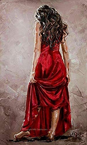 Diamond Painting Full Set, ABEUTY DIY 5D Diamant Painting Rote Kleid Frau Rock Diamant Malerei Malen nach Zahlen Kreuzstich Diamond Painting Full Set, ABEUTY DIY 5D Diamant Painting Rote Kleid Frau Rock Diamant Malerei Malen nach Zahlen Kreuzstich von ABEUTY