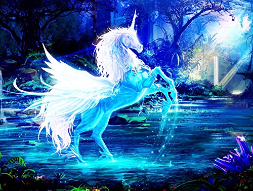 Diamond Painting Full Set, ABEUTY DIY 5D Diamant Painting lila Pegasus Diamant Malerei Malen nach Zahlen Kreuzstich Diamond Painting Full Set, ABEUTY DIY 5D Diamant Painting lila Pegasus Diamant Malerei Malen nach Zahlen Kreuzstich von ABEUTY
