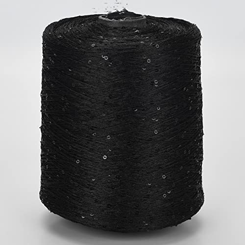 Häkelgarn zum Stricken Polyestergarn mit Paillettengarn Garn mit Schlaufen Strickgarn mit Lurex Großspulengarn, 17 Häkelgarn zum Stricken Polyestergarn mit Paillettengarn Garn mit Schlaufen Strickgarn mit Lurex Großspulengarn, 17 von ABKDCO