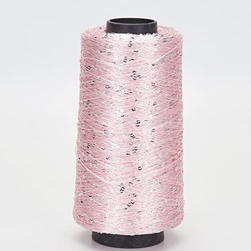 Summer Ice Silk Mercerisiertes Garn, spezielles Paillettengarn, DIY, handgewebte Stoffpuppe, Strickwolle, Decke, YY08 von ABKDCO