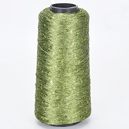Summer Ice Silk Mercerisiertes Garn, spezielles Paillettengarn, DIY, handgewebte Stoffpuppe, Strickwolle, Decke, YY14 von ABKDCO