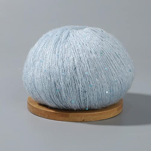 10 Stück Mohair-Garn zum Handstricken, DIY-Strickgarn mit Pailletten, Mohair-Garn auf Seide mit Schlaufengarn 10 Stück Mohair-Garn zum Handstricken, DIY-Strickgarn mit Pailletten, Mohair-Garn auf Seide mit Schlaufengarn von ABNUM